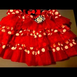 Red Minnie Mouse Adult Tutu